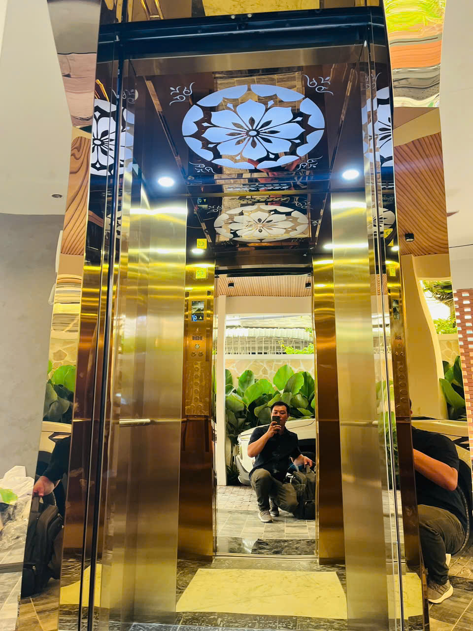 thang máy lồng kính